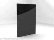 3mm Black Gloss UV Acrylic Perspex SHEET 2440mm x 1220mm - Events,Framing