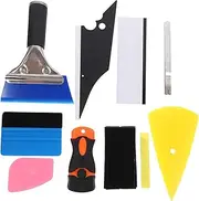 Generic 10 Pcs Car Vinyl Film Tools Kit for Window Tinting Professional Tint Application for Decals Paint Protection and Wallpaper Installation Durable and Efficient