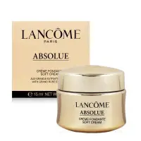 在飛比找PChome24h購物優惠-LANCOME 蘭蔻 絕對完美黃金玫瑰修護乳霜 15ml