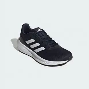 【adidas 愛迪達】慢跑鞋 男鞋 運動鞋 緩震 RUNFALCON 3.0 黑 ID2286(8531)