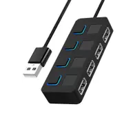 Usb 4 Port Hub Multi Usb Splitter Extender Usb Cables Hubs & Adapters