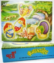RARE VINTAGE 1986 GLOWORM GLOW WORM WOODEN PUZZLE 25 PCS EL GRECO MB NEW MISB 3