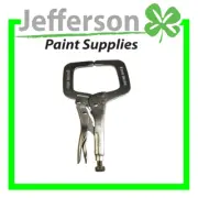 Locking C Clamp 11 inch - Adjustable Curved Jaw Locking Pliers