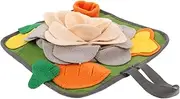 GANAZONO Pet Sniffing Pad Dog Foraging Mat Pet Sniffing Mat Dog Feeder Mat Rabbit Foraging Puppy Licking Mat Pet Foraging Bunny Foraging Mat Interactive Feeding Mat Polar Fleece