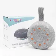 White Noise Machine, Baby White Noise Machine with 40 Soothing Sounds for Sleep, Sound Machine with Night Light 7 Colours 4 Modes for Children's and Adult Bedroom and Travel
