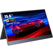 UPERFECT 15.6" 1080P Portable Monitor HD IPS Display Screen PC USB Type C/HDMI