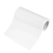 6" x 10 Yards Sheer Glitters Yarn Ribbon Nylon Wave Mesh Ribbon(White)
