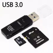 USB 3.0 Card Reader Adapter High Speed for Micro SD SDXC TF T-Flash Memory Card