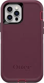 OtterBox Defender Series Screenless Edition Case for iPhone 12 & iPhone 12 Pro (Only) - Case Only - Non-Retail Packaging - Berry Potion (Raspberry Wine/Boysenberry)