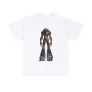 Unisex Adult T Shirt Quirky Funny Monster Metallic Crop Top Flared Pants