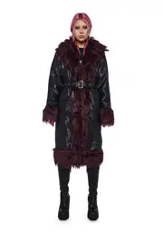 [The Ragged Priest] Ursula Vegan Leather Coat