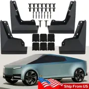 Splash Guard Mudguard Mud Flaps Mud Guards Fender-For Tesla Cybertruck 2024 2025