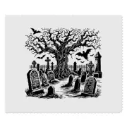 2 x 'Haunted Graveyard' Microfibre Lens / Glasses Cleaning Cloths (LC00029284)