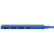 Bonelk Long-Life USB-A to 4 Port USB 3.0 Slim Hub (Blue)