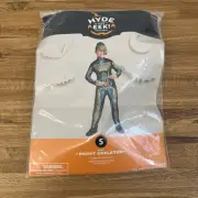Hyde & Eek Robot Skeleton Size S Jumpsuit Half Mask