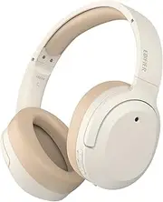 Edifier W820NB Plus Active Noise Cancelling Headphones, Wireless Over-ear Earphones with Hi-Res Sound, 49H Playtime, Bluetooth Headsets with Comfortable Fit, Preset EQ Selection via App, Ivory
