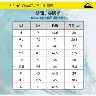 【Quiksilver】男款 男鞋 夾腳拖鞋 CARVER II DELUXE(黑色)