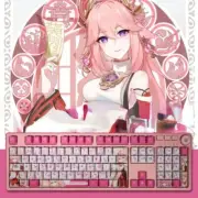 Anime Yaejinzi Theme Custom Keycap Set For Mechanical Gaming Keyboard Waifu