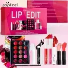 Lip Edit Kit Full Set Lipstick Lip Gloss Lip Balm Tint Gift Women Cosmetic New