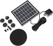 POPETPOP 1Set Solar Powered Water Fountain for Bird Bath Garden and Outdoor Decoration Solar Floating Fountain Pump with Nozzles for Scenic Water Features