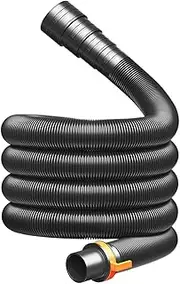 Caravan Waste Water Pipe Kit | 3 Meters Caravan Waste Pipe | Caravans Wastes with Adjustable Adapter | Collapse Wastes Pipes for Caravans | Motorhome Parts & Accessories