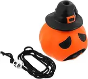 PAMINGONO Halloween Death Whistle Pumpkin Shape with Realistic Human Screams Loud Ghostly Screaming for Spooky Pranks and Halloween Costumes Aztec Cultural Inspired Orange Whistle
