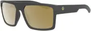 Leupold Becnara Sunglasses, Matte Black Frame, Square Bronze Mirror Lens: 179103