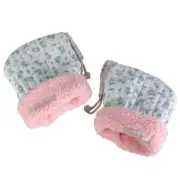 Multi Purpose Infant Gloves Windproof Handlebar Muffs for Kids Cartoon printed