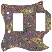 SG Standard Pickguard Custom Gibson Graphical Guitar Psychedelic Nightmare
