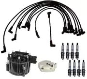 ACDelco Ignition Kit Distributor Rotor Cap Wire Spark Plugs For C20 C30 K2500 V8