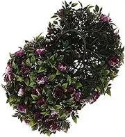 Cabilock Artificial Eucalyptus Topiary Ball Decorative Grass Sphere for Home Garden Wedding Vibrant Color UV Resistant Lightweight Design for Long Lasting Use