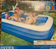 Inflatable Intex pool (unopened). Also Includes New Slip N Slide & Speed Blast