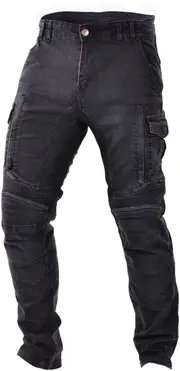 Trilobite Acid Scrambler Doublelayer Motorcycle Jeans, black, Size 32 44 for Men