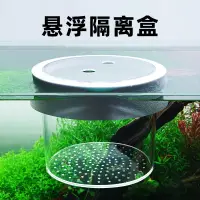 在飛比找蝦皮購物優惠-漂浮式隔離盒 懸浮式魚缸隔離盒 飼養盒 魚卵隔離網 孵化盒