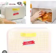 Cabilock Bread Storage Box Large Capacity Breakfast Box Kitchen Snacks Storage