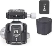 Low Profile Tripod Ball Head-Innorel N44,Panoramic CNC Metal Camera Tripod Ball
