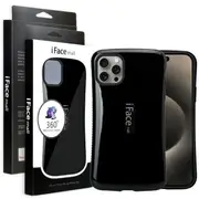 iFace Case For iPhone 15 Pro Slimming Drop Proof Shockproof Hard Silicone Back Cover (Black)