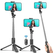 Selfie Stick Tripod, All in One Extendable & Portable iPhone Tripod Selfie St...
