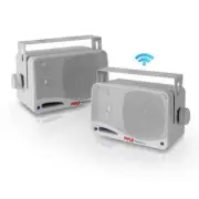 Pyle 3.5” Bluetooth Home Speakers, 3-Way Indoor/Outdoor Speaker System 200 Watt