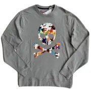 Size Large - Robert Graham “Knockout” Skull & Crossbones Lightweight Sweatshirt