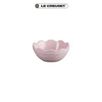 在飛比找momo購物網優惠-【Le Creuset】瓷器蕾絲花型碗14cm(雪紡粉)