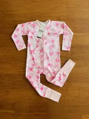Bonds Magnolia Bright Floral Pink Zip Wondersuit Size 3 BNWT