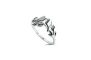 Sterling Silver Love Birds Ring