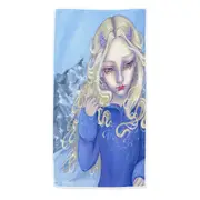 Maiden Fiona Unicorn Horns Ice Girl Beach Towels Medium Large Extra Large