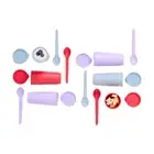 New Tupperware Set of 6 Tumblers with Spoons Set 175ml