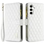 BINFEN COLOR BF Style-15 For Samsung Galaxy S23 FE Leather Cover Wallet Stand Phone Case