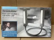 NEW Brookstone Flex-Light Double Cob Work Lamp Hands-Free Lightweight Bright LED