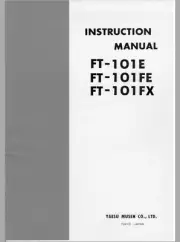 Yaesu FT-101E/FE/FX Instruction Manual