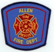 TEXAS TX ALLEN FIRE RESCUE DEPARTMENT NICE SHOULDER PATCH SHERIFF POLICE