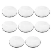 8Pcs 5-Inch 17mm Thickness Wool Polishing Pad Hook and Loop Buffing Wheel